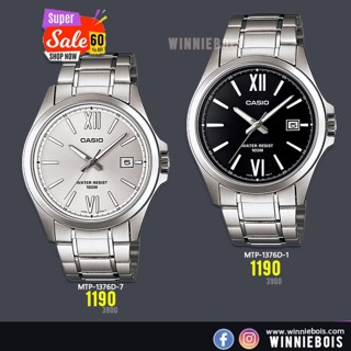 ลดเยอะมาก นาฬิกา Casio MTP-1376D-1 , MTP-1376D-7 ของแท้ 100% รับประกัน 1 ปี