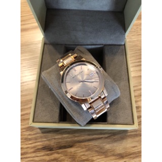 BU9034. 38mm. BURBERRY Rose Dial Rose Gold-tone Ladies Watch มี 3 ไซส์