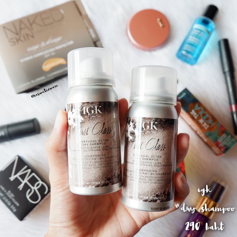 พร้อมส่ง! ❤️ igk first class charcoal detox dry shampoo 45ml/90ml