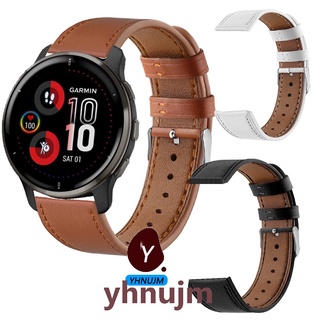 สาย Garmin Venu 2 Plus GPS สาย leather For Garmin Venu 2 สายนาฬิก Garmin Venu SQ อุปกรณ์เสริมสมาร์ทวอทช์