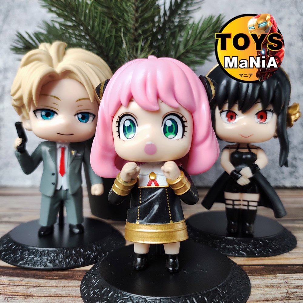 สินค้าพร้อมส่ง โมเดล อาเนีย สนธยา ยอร์ spy x family สูง 8-10 เซนติเมตร มี 2 ชุดให้สะสม