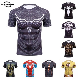 เสื้อยืดลําลอง แขนสั้น พิมพ์ลาย Superhero Venom แห้งเร็ว คุณภาพสูง แฟชั่นฤดูร้อน สําหรับผู้ชาย