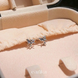 earika.earrings - old school cupid piercing จิวหูเงินแท้จี้กามเทพ เหมาะสำหรับคนแพ้ง่าย