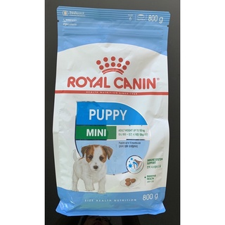 Royal Canin 🐶Mini Puppy สำหรับลูกสุนัขพันธุ์เล็ก 2-10เดือน ขนาด  800 กรัม