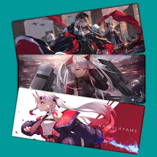 [พร้อมส่ง] แผ่นรองเมาส์เล่นเกม Azur Lane ใบใหญ่สําหรับคอมพิวเตอร์