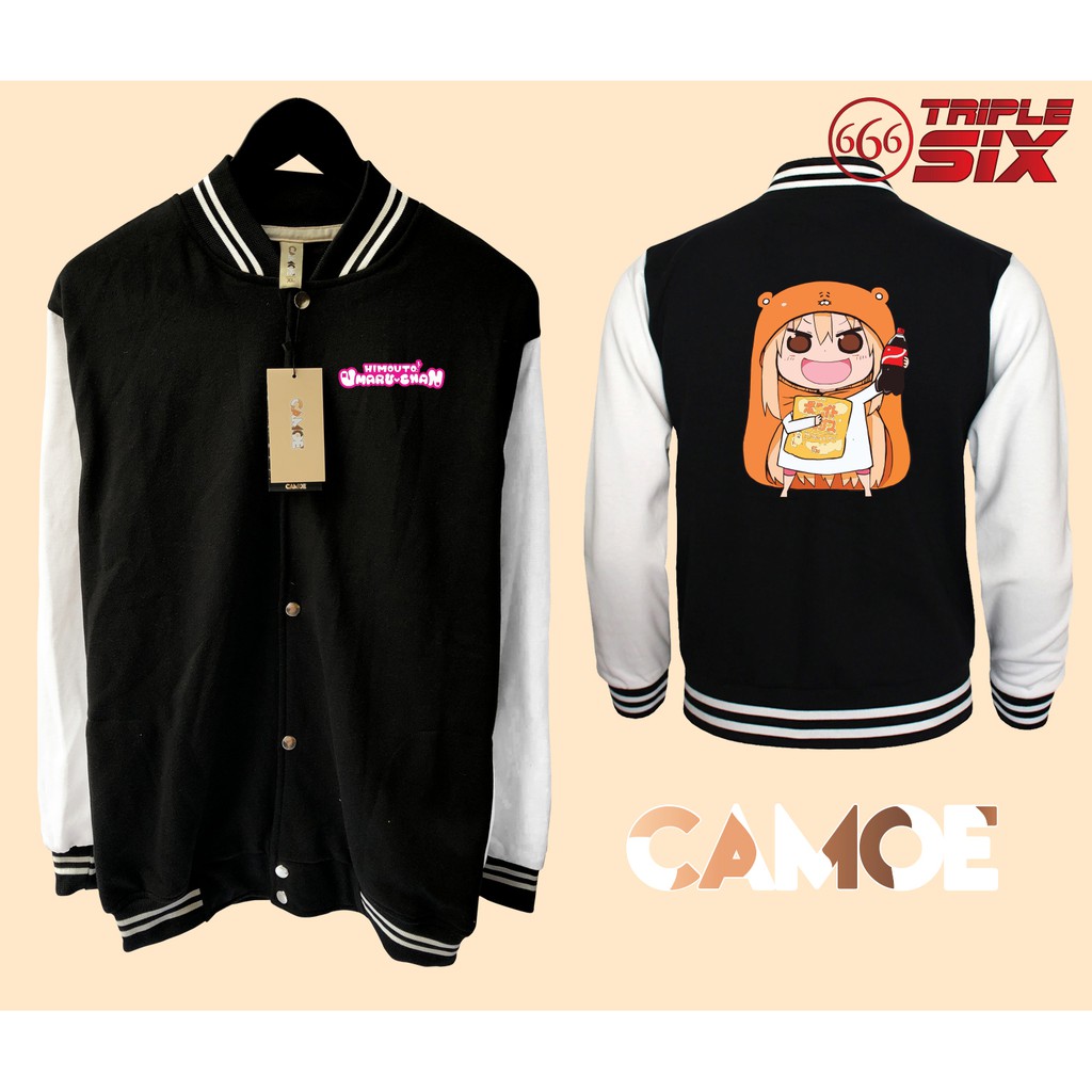 Himouto umaru chan Eat snack Anime Varsity Baseball Jacket