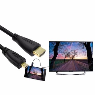 สาย TV micro HDMI 1.5/3/5 เมตร สายถักรุ่น V1.4 HDMI 1.8m to 30m CABLE 3D FULL HD 1080P