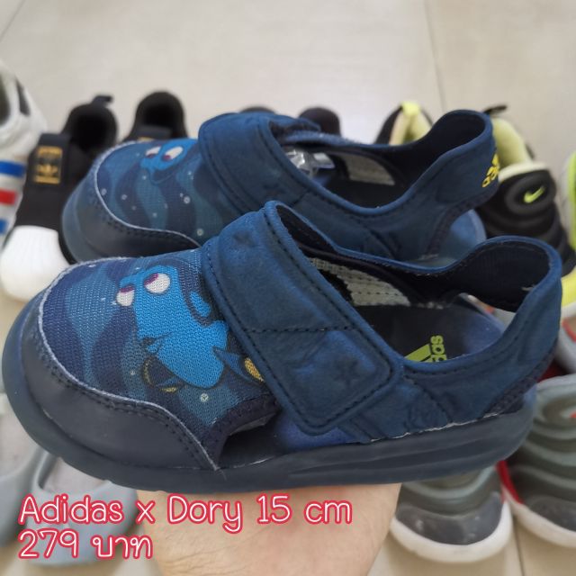 รองเท้าเด็ก​ Adidas x Dory ลำลอง​ มือสองสภาพสวย​ 15 cm