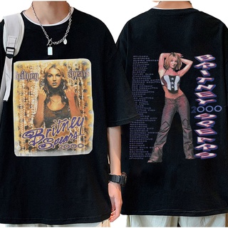 [S-5XL] Britney Spears รูปภาพสวย สําหรับผู้ชาย ผู้หญิง &amp;#39; s เสื้อยืดลําลอง ผ้าฝ้าย แขนสั้น โอเวอร์ไซซ์ สไตล์ฮาราจูกุ