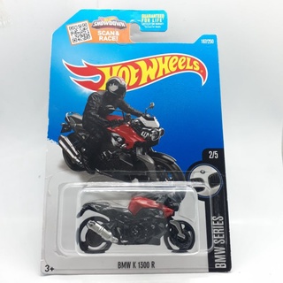 รถเหล็ก Hotwheels BMW K 1300 R สีแดง (ib22)