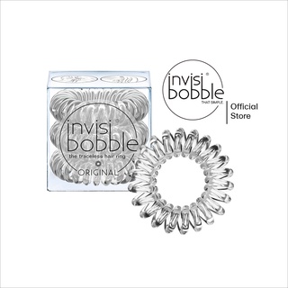 ✷invisibobble ยางรัดผม รุ่น original  สี crystal clear (1 กล่องบรรจุ 3 เส้น)