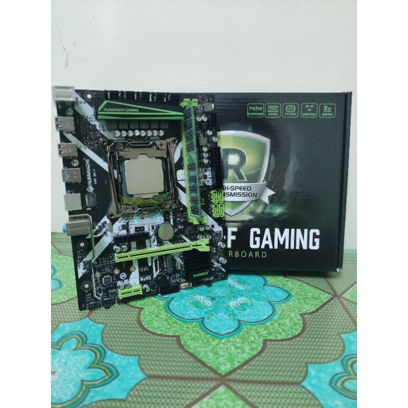 ชุด Xeon Set e5-2680v3 12c24t เเละ Set e5-2620v3 6c12t+ Mb X99-8M-F Ram16G 8*2