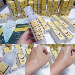 Pinnara Coconut oil serum 85 ml. พิณนารา พินนารา เซรั่มน้ำมันมะพร้าว🥥เซรั่มบำรุงผิว