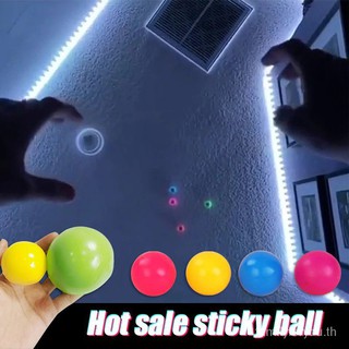 ของเล่น Tiktok Sticky Ballceilin 6.5 เซนติเมตรสําหรับติดเพดานบอลเซลลิน