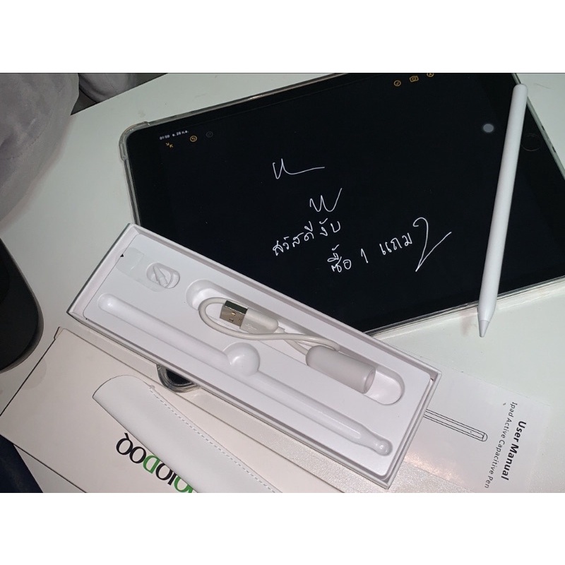 GOOJODOQ 12th มือสอง พร้อมส่งฟรี💕(แถม! เคสipad2018และเคสairpods )ปากกาสไตลัส สัมผัสหน้าจอ สําหรับ iPad
