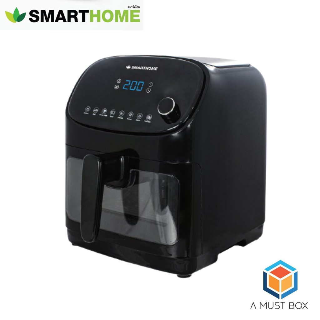 SMARTHOM MV-1402 หม้อทอดไร้น้ำมันดิจิตอล สีดำ