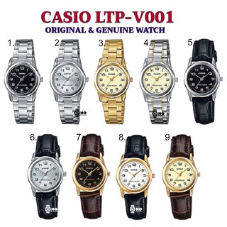 Casio รุ่น LTP-V001L-1B LTP-V001L-7B LTP-V001GL-1B LTP-V001GL-7B LTP-V001GL-9B LTP-V001D-1B LTP-V001D-7B LTP-V001SG-9B