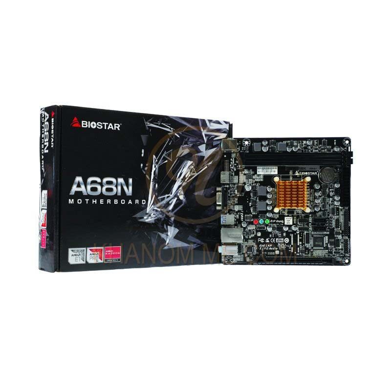 MAINBOARD BIOSTAR A68N-2100K + CPU AMD E1-6010 (DUAL-CORE)