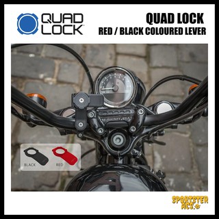 อุปกรณ์เสริม Quad Lock Mount Lever สีแดง สีดำ