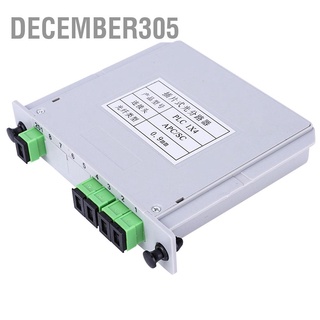 December305 โมดูลไฟเบอร์ออปติคอล แยกใบมีด 1X4 Sc Apc โหมดเดียว Plc