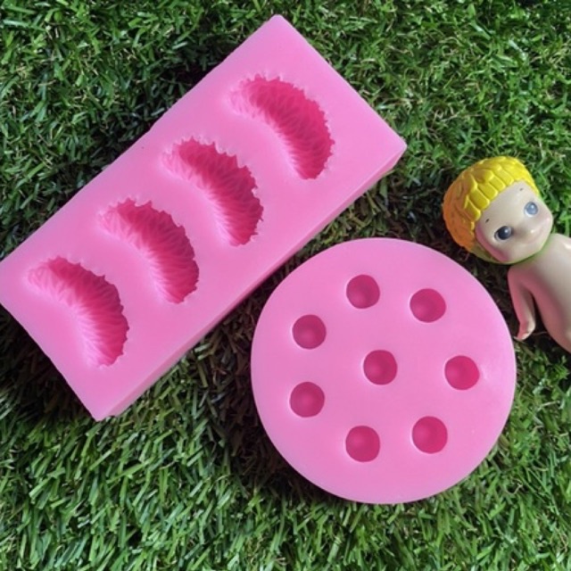 แม่พิมพ์ซิลิโคน พิมพ์ฟองดอง 3D คมชัด รูปกลีบส้ม บลูเบอร์รี่ ทำวุ้น ทำสบู่ได้