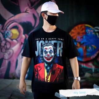 ส่งจากไทย❤️เสื้อยืดโจ้กเกอร์ ผ้าคัดตอล เสื้อJoKer🥰 ใส่สบายๆ 🌈🌸😊