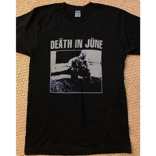 [S-5XL] GILDAN 【ลดอายุ】เสื้อยืดคอกลม ผ้าฝ้าย 100% พิมพ์ลาย Death In June สไตล์วินเทจ สีดํา ไซซ์ S Xxl แฟชั่นฤดูร้อน สําห