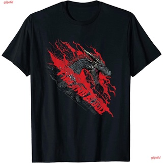 เสื้อยืดพิมพ์ลายprinting2021 Game Of Thrones Fire And Blood Dragon T-Shirt เสื้อยืด ดพิมพ์ลาย ดผ้าเด้ง คอกลม cotton ความ