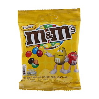 เอ็มแอนด์เอ็มช็อกโกแลตผสมถั่ว 100กรัม M&amp;M Chocolate with Nuts 100g.