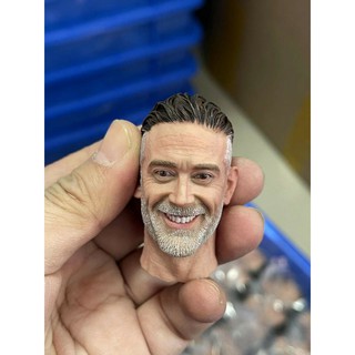 ฟิกเกอร์ทหาร Negan Jeffrey Dean Morgan Head Sculpt Fit 12 นิ้ว 1:6 ของเล่นสําหรับเด็ก