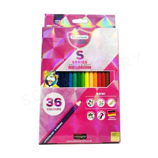 สีไม้ยาว 36สี มาสเตอร์อาร์ต S-series