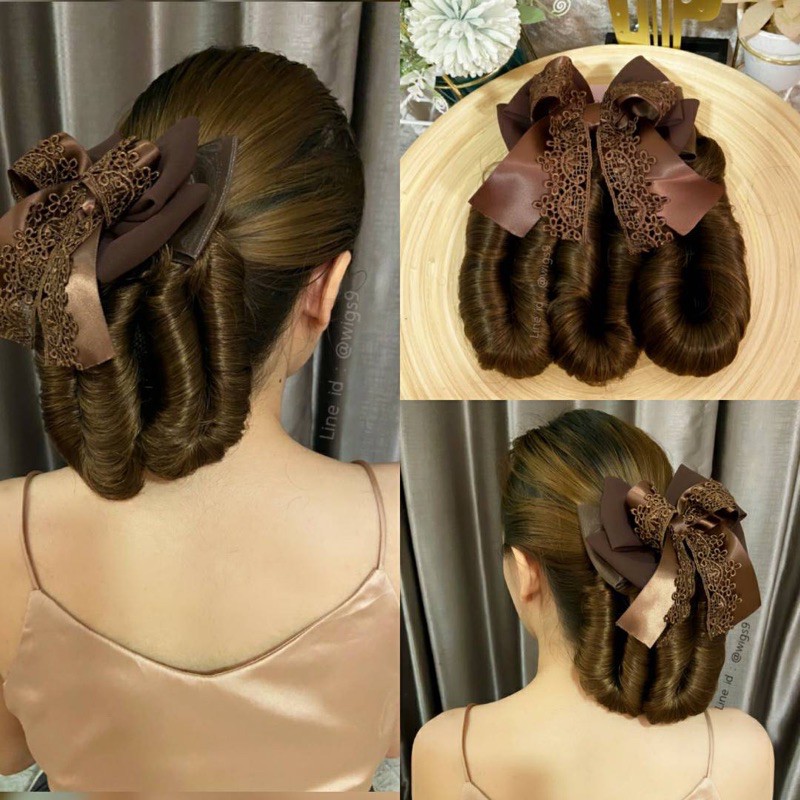 เน็ตติดผม รุ่นพิเศษ เน็ตผมปลอม(มีแฮร์พีชมาในตัว)รุ่น lisa 88เน็ตติดผม เน็ตติดผมใส่ทำงาน เน็ตติดผมสวย