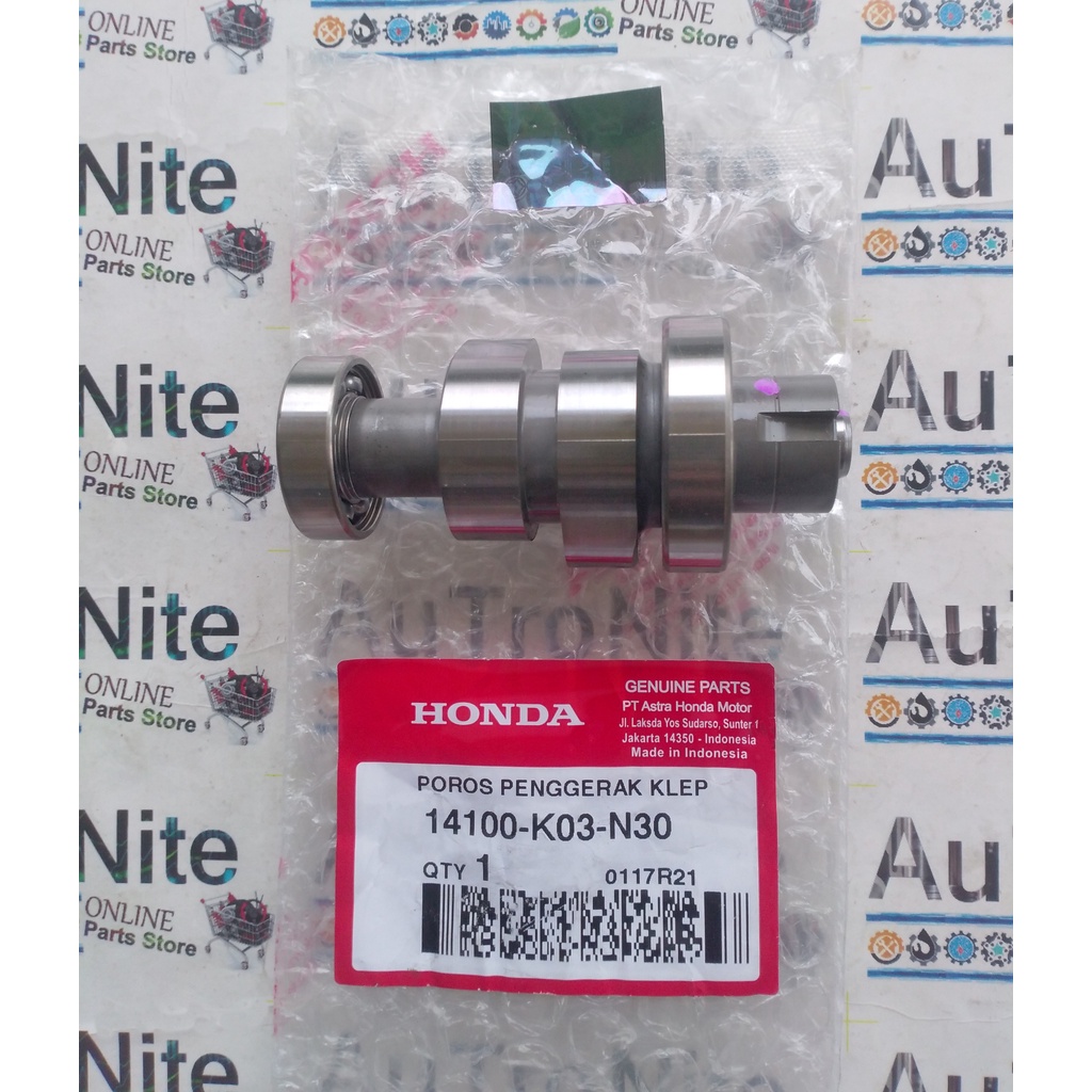 CAMSHAFT COMP CAMSHAFT วาล์วเพลาขับ 14100-K03-N30 Original Honda Absolute Revo 110 FI 14100K03N30