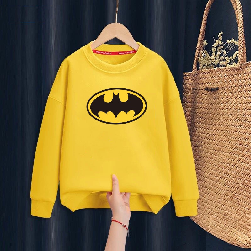 K-2225-O เสื้อกันหนาวเด็กสไตส์เกาหลี สกรีนลายการ์ตูนน่ารักใส่ได้ทั้งหญิงและชาย ผ้าโพลีเอสเตอร์ ใส่สบาย**ปลีก-ส่ง**