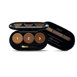 Ustar Zignature 3 in1 BROW CONTOUR PRO (ที่เขียนคิ้วแบบตลับเฉดสีน้ำตาลธรรมชาติ)