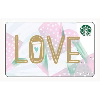 บัตร Starbucks ลาย LOVE / มูลค่า 500 บาท