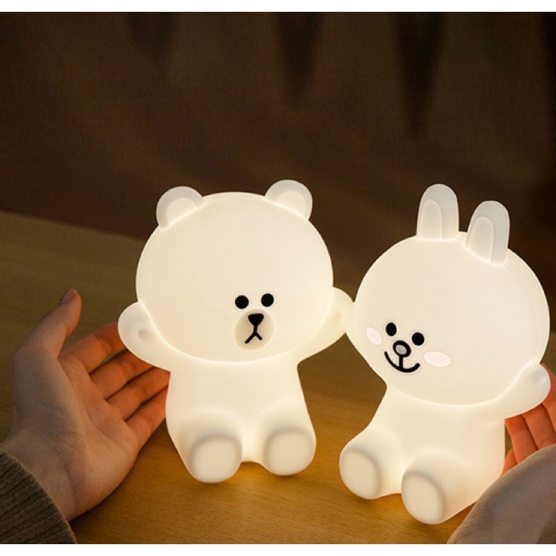 เครื่องอบเล็บเจล ไฟตัดหมอก โคมไฟซิลิโคน Brown Cony