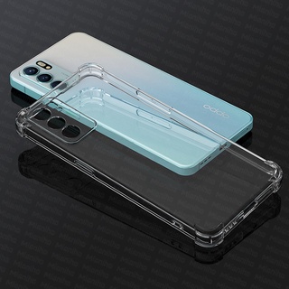 เคสโทรศัพท์ OPPO Reno 6Z 5G Reno6 Z Reno5 Pro A16 A15S A15 A54 A74 A94 A93 A73 A53 A92 A52 Softcase Silicone Anti-fall Transparent Protective Cover TPU Case Reno6Z OPPOA16