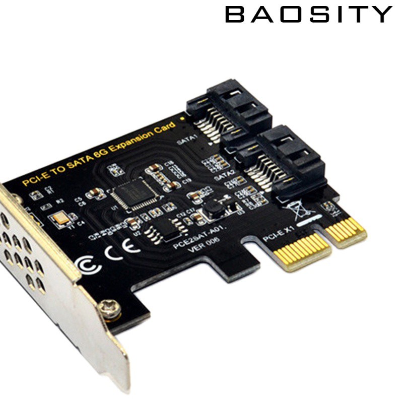 [Baosity*] อะแดปเตอร์เสียบการ์ด Pci-E Card Pci Express Sata3.0 Sata Iii 6กรัม #4