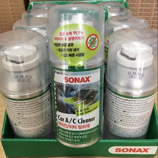 SONAX A/C CLEANER  สเปรย์กำจัดกลิ่นในช่องแอร์ และห้องโดยสารมี 3กลิ่น ขนาด 150 มล