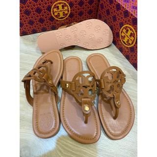 TORY BURCH รองเท้าแตะ สีน้ําตาล สําหรับผู้หญิง