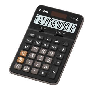 เครื่องคิดเลข สีดำ คาสิโอ AX-12B Casio Black Calculator AX-12B