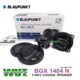 BLAUPUNKT ลำโพงรถยนต์ ดอกขนาด 4นิ้ว (แกนร่วม) 4ทาง/4-Way กำลังขับ 60Watts/วัตต์ BLAUPUNKT รุ่น BGx 1404 N =1คู่