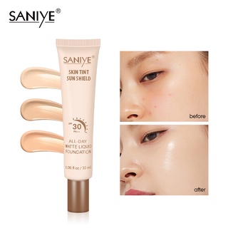 แหล่งขายและราคาSANIYE รองพื้นเนื้อลิขวิด ควบคุมความมัน กันน้ํา SPF 30 R6005อาจถูกใจคุณ