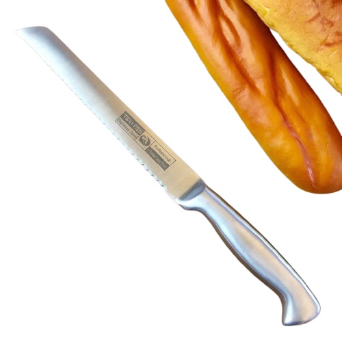 TwinFish มีดหั่นขนมปัง มีดขนมปังสแตนเลสทั้งชิ้น Bread Knife 8 นิ้ว รุ่นFortress series รหัส8661/8