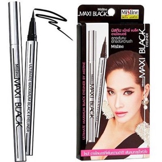 [พร้อมส่ง] Mistine MAXI BLACK Eyeliner