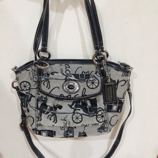 กระเป๋าสะพาย Coach สีดำ ของแท้ 100%