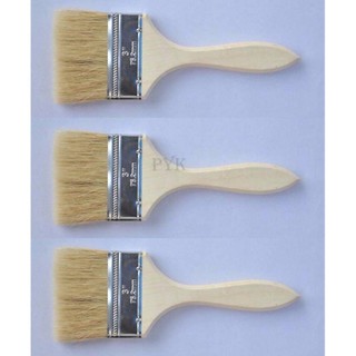 ﻿Paint Brush แปรงทาสีขนาด 3 นิ้ว (3ชิ้น)