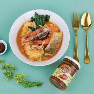 พ่อขวัญ Official Store - มันกุ้งเสวย 200กรัม (3 กระปุก) - Por Kwan Shrimp paste with bean oil 200g (3 pcs)