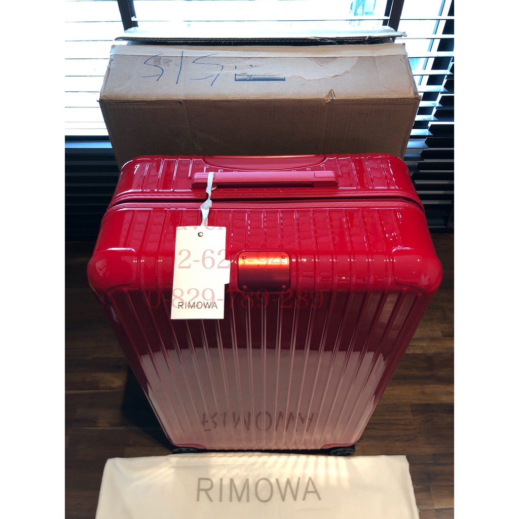 Rimowa Essential Check-In L 85L Red 1st Genuine